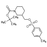 CAS#: 191092-08-7， 2-Methyl-2-Propanyl 3-({[(4-Methylphenyl)Sulfonyl]Oxy}Methyl)-1-Piperidinecarboxylate