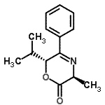 CAS#: 191284-34-1， (3S,6R)-6-Isopropyl-3-Methyl-5-Phenyl-3,6-Dihydro-2H-1,4-Oxazin-2-One