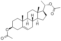 CAS#: 1913-47-9， 5-Pregnen-3-beta, 20-alpha-Diol Diacetate