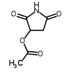 CAS#: 191592-48-0， 2,5-Dioxo-3-Pyrrolidinyl Acetate