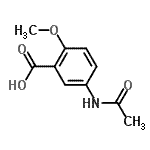 CAS#: 191605-08-0， 5-Acetamido-2-Methoxy-Benzoic Acid