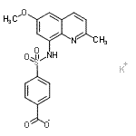 CAS#: 191674-11-0， Potassium 4-[(6-Methoxy-2-Methyl-8-Quinolinyl)Sulfamoyl]Benzoate