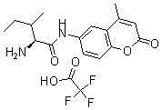 structure of CAS# 191723-68-9, H-L-Ile-Amc Tfa