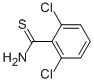 structure of CAS# 1918-13-4, 2,6-Dichloro-Benzenecarbothioamide;2,6-Dichlorothiobenzamide;2,6-Dichlor-Thiobenzamid [German];2,6-Dichlorobenzenecarbothiamide (9Ci)