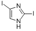 structure of CAS# 19198-80-2, 2,5-Diiodo-1H-Imidazole;2,4-DIIODO-1H-IMIDAZOLE