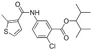 CAS#: 191984-60-8， 2,4-Dimethylpentan-3-Yl 2-Chloro-5-[(2-Methylthiophene-3-Carbonyl)Amino]Benzoate