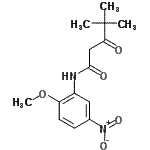 CAS#: 192120-88-0， N-(2-Methoxy-5-Nitrophenyl)-4,4-Dimethyl-3-Oxopentanamide