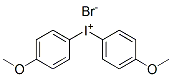 structure of CAS# 19231-06-2, Bis(4-Methoxyphenyl)-Iodonium Bromide (1:1);Bis(4-Methoxyphenyl)Iodonium Bromide;Nsc141350;Bis(P-Methoxyphenyl)Iodonium Bromide