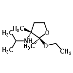 CAS#: 192324-26-8， Ethyl 1,3,4-trideoxy-3-(isopropylamino)-3-methyl-beta-D-glycero-pent-2-ulofuranoside