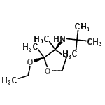 CAS#: 192324-30-4， Ethyl 1,3,4-trideoxy-3-methyl-3-[(2-methyl-2-propanyl)amino]-alpha-L-glycero-pent-2-ulofuranoside