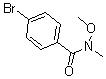 CAS#: 192436-83-2， 4-Bromo-N-Methoxy-N-Methylbenzamide
