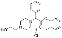 CAS#: 19245-07-9， (2,6-Dimethylphenyl) 2-[4-(2-Hydroxyethyl)Piperazin-1-Yl]-2-Phenyl-Acetate Hydrochloride