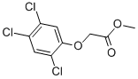 structure of CAS# 1928-37-6, 2-(2,4,5-Trichlorophenoxy)acetic acid methyl ester;2-(2,4,5-Trichlorophenoxy)Acetic Acid Methyl Ester;Methyl 2-(2,4,5-Trichlorophenoxy)Ethanoate;Spectrum3_000838