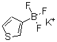 structure of CAS# 192863-37-9, (T-4)-Trifluoro-3-Thienyl-Borate Potassium (1:1);Potassium Trifluoro(Thiophen-3-Yl)Borate;Potassium Thiophen-3-Yltrifluoroborate;Trifluoro(Thiophen-3-Yl)Borate