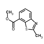 CAS#: 192948-01-9， Methyl 2-Methyl-1,3-Benzothiazole-7-Carboxylate