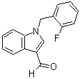 structure of CAS# 192997-17-4, 1-[(2-Fluorophenyl)Methyl]Indole-3-Carbaldehyde;1-[(2-Fluorophenyl)Methyl]-3-Indolecarboxaldehyde;1-(2-Fluorobenzyl)Indole-3-Carbaldehyde;Mls000693604