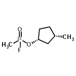 CAS#: 193090-47-0， (1R,3S)-3-Methylcyclopentyl Methylphosphonofluoridate
