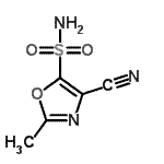 CAS#: 193211-88-0， 4-Cyano-2-Methyl-1,3-Oxazole-5-Sulfonamide