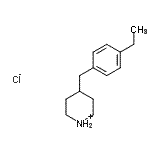 CAS#: 193357-73-2， 4-(4-Ethylbenzyl)Piperidinium Chloride