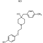 CAS#: 193359-26-1， 1-[2-(4-Hydroxyphenoxy)Ethyl]-4-(4-Methylbenzyl)-4-Piperidinol Hydrochloride (1:1)