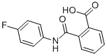 结构式 CAS# 19336-77-7, 2-[(4-氟苯基)氨基甲酰]-苯甲酸
