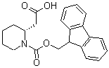 structure of CAS# 193693-63-9, (2R)-1-[(9H-Fluoren-9-Ylmethoxy)Carbonyl]-2-PiperidineAcetic Acid