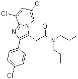 CAS#: 193979-75-8， 2-[6,8-Dichloro-2-(4-Chlorophenyl)Imidazo[1,2-a]Pyridin-3-Yl]-N,N-Dipropylacetamide