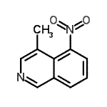 CAS#: 194032-17-2， 4-Methyl-5-nitroisoquinoline