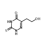 CAS#: 19410-89-0， 6-(2-Hydroxyethyl)-3-Thioxo-3,4-Dihydro-1,2,4-Triazin-5(2H)-One