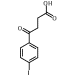 structure of CAS# 194146-02-6, 4-(4-Iodophenyl)-4-Oxobutanoic Acid;4-(4-Iodophenyl)-4-oxobutyric acid;MFCD02260894;Enamine_005281