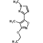 CAS#: 194286-94-7， 3-(3-Ethoxy-4-Methyl-1,2-Oxazol-5-Yl)-1-Methyl-1H-1,2,4-Triazole