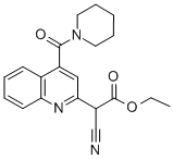 CAS#: 194713-20-7， Ethyl 2-Cyano-2-[4-(Piperidine-1-Carbonyl)Quinolin-2-Yl]Acetate