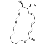 structure of CAS# 194874-06-1, (8E,10E,12R,13R,14E,16E,18E)-12-Hydroxy-13-Methyl-20-Oxooxacycloicosa-8,10,14,16,18-Pentaene-2,4,5-Triyl;(8E,10E,1<wbr>2R,13R,14<wbr>E,16E,18E<wbr>)-12-Hydr<wbr>oxy-13-me<wbr>thyl-20-o<wbr>xooxacycl<wbr>oicosa-8,<wbr>10,14,16,<wbr>18-pentae<wbr>n-2,4,5-t<wbr>riyl;(8E,10E,1<wbr>2R,13R,14<wbr>E,16E,18E<wbr>)-12-Hydr<wbr>oxy-13-me<wbr>thyl-20-o<wbr>xooxacycl<wbr>oicosa-8,<wbr>10,14,16,<wbr>18-pentae<wbr>ne-2,4,5-<wbr>triyl;(8E,10E,1<wbr>2R,13R,14<wbr>E,16E,18E<wbr>)-12-Hydr<wbr>oxy-13-mé<wbr>thyl-20-o<wbr>xooxacycl<wbr>oicosa-8,<wbr>10,14,16,<wbr>18-pentaè<wbr>ne-2,4,5-<wbr>triyl