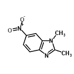 CAS#: 19492-66-1， 1,2-Dimethyl-6-Nitro-1H-Benzimidazole