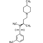 CAS#: 195199-95-2， N,3-Dimethyl-N-[(2R)-4-(4-Methyl-1-Piperidinyl)-2-Butanyl]Benzenesulfonamide