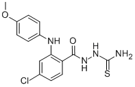 CAS#: 195370-37-7， [[4-Chloro-2-[(4-Methoxyphenyl)Amino]Benzoyl]Amino]Thiourea