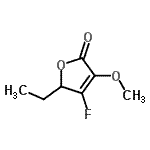 CAS#: 195518-89-9， 5-Ethyl-4-Fluoro-3-Methoxy-2(5H)-Furanone
