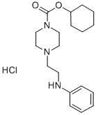 CAS#: 19564-18-2， 4-(2-Anilinoethyl)-1-Piperazinecarboxylic Acid Cyclohexyl Ester Hydrochloride