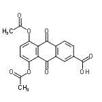 CAS#: 19591-46-9， 5,8-Diacetoxy-9,10-Dioxo-9,10-Dihydro-2-Anthracenecarboxylic Acid