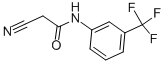 structure of CAS# 1960-77-6, 2-Cyano-N-[3-(Trifluoromethyl)Phenyl]-Acetamide;2-Cyano-N-[3-(Trifluoromethyl)Phenyl]Ethanamide;Cds1_000041;Divk1c_001081