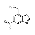 CAS#: 196205-29-5， 7-Ethyl-5-Nitro-1,3-Benzothiazole