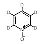 结构式 CAS# 19639-76-0, (<sup>2</sup>H<sub>5</sub>)吡啶1-氧化物