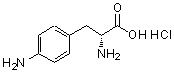 structure of CAS# 196408-63-6, 4-Amino-D-Phenylalanine Hydrochloride (1:1);4-Amino-D-phenylalanine hydrochloride (1:1);4-Amino-D-phénylalanine, chlorhydrate (1:1);4-Amino-D-phenylalaninhydrochlorid (1:1)