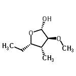 CAS#: 196615-53-9， (2S,3S,4R,5S)-5-Ethyl-3-Methoxy-4-Methyltetrahydro-2-Furanol