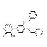 CAS#: 197244-11-4， Methyl (2R,3R)-3-[3,4-Bis(Benzyloxy)Phenyl]-2,3-Dihydroxypropanoate