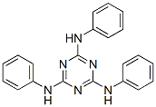 structure of CAS# 1973-05-3, N,N',N''-Triphenyl-1,3,5-Triazine-2,4,6-Triamine;[4,6-Bis(Phenylamino)-S-Triazin-2-Yl]-Phenyl-Amine;N,N',N''-Triphenyl-1,3,5-Triazine-2,4,6-Triamine;N2,N4,N6-Triphenylmelamine