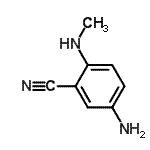 CAS#: 197382-76-6， 5-Amino-2-(Methylamino)Benzonitrile