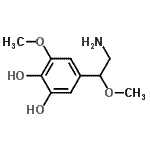 CAS#: 197504-48-6， 5-(2-Amino-1-Methoxyethyl)-3-Methoxy-1,2-Benzenediol