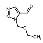 CAS#: 197706-21-1， 1-(Ethoxymethyl)-1H-1,2,3-Triazole-5-Carbaldehyde