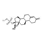 CAS#: 19778-24-6， Sodium (17beta)-17-Ethynyl-3-Oxoestr-4-En-17-Yl Sulfate
